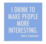 I Drink to Make People... - Cocktail Napkin