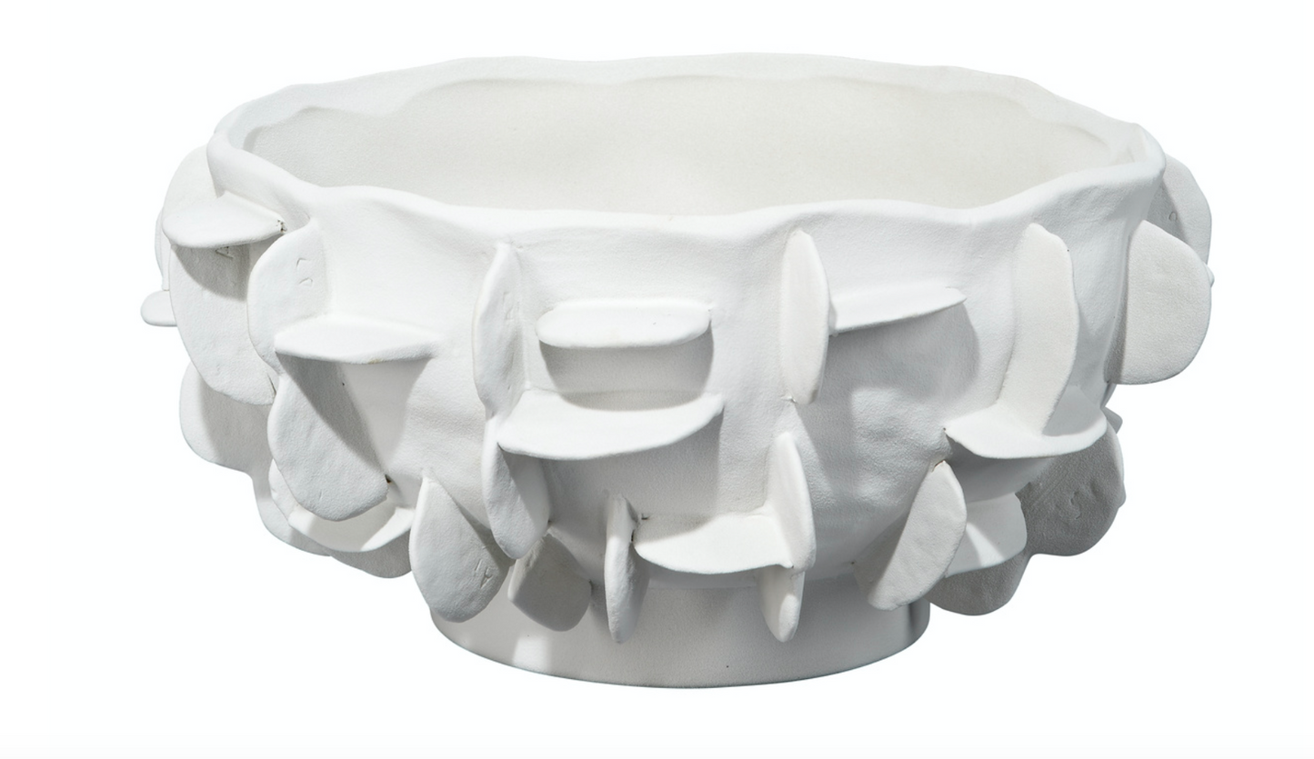 Helios Bowl White Ceramic