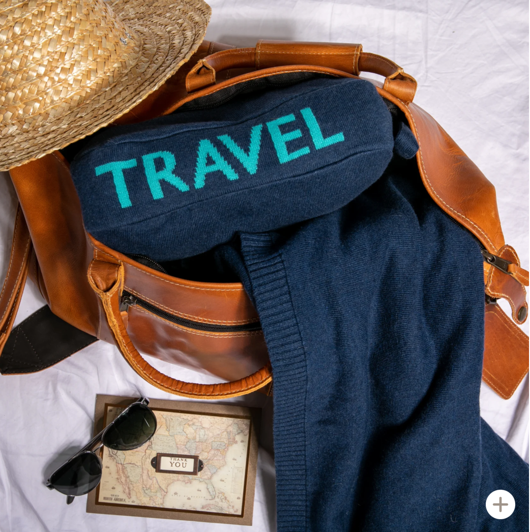 Words Travel Navy/Tiffany Set