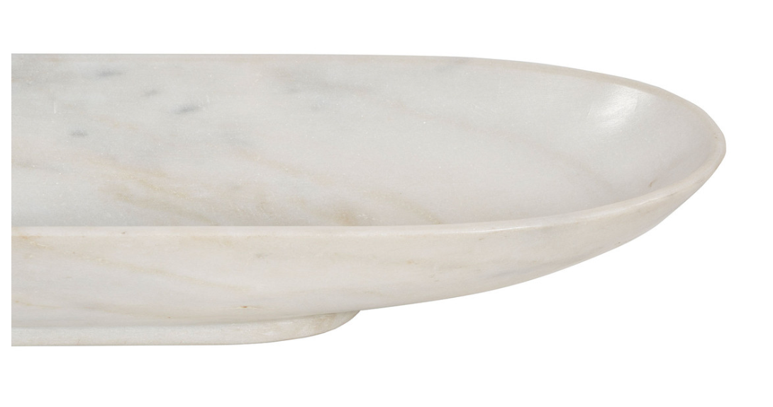 Oval Marble Bowl