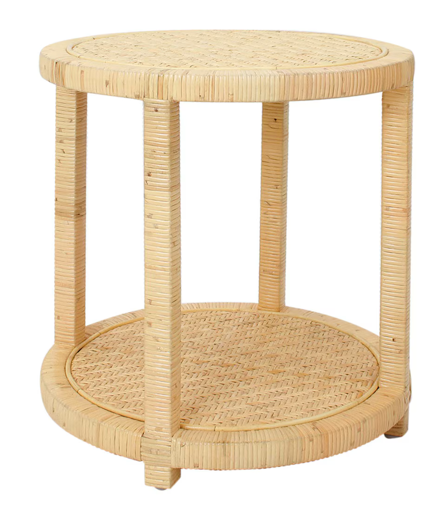 Ellison Round Rattan Side Table