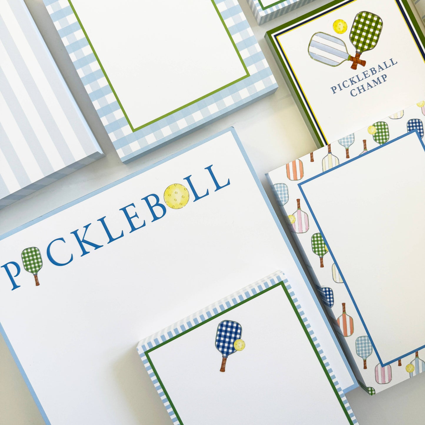 8.5"X8.5" 200 pg SLAB Notepad | Preppy Pickleball
