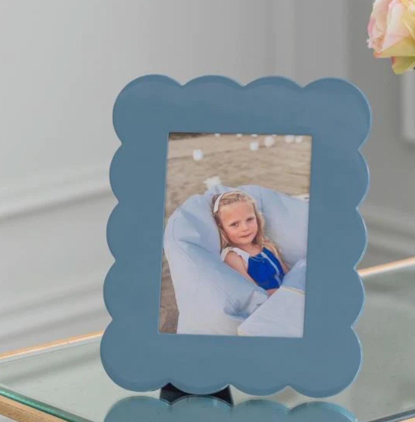 Blue Lacquer Frame, 5x7