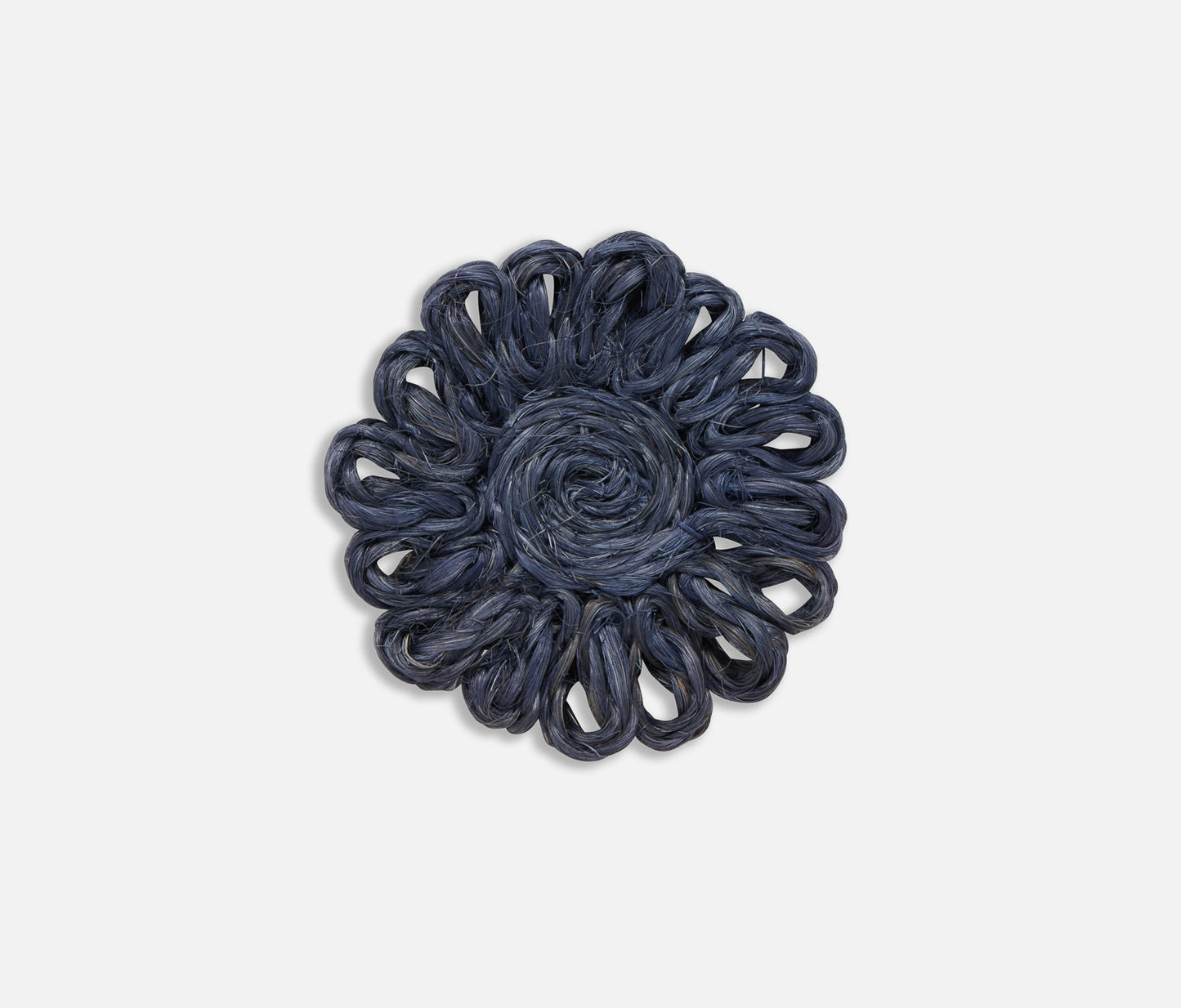 Teigan Navy Floral Coasters Abaca Boxed/Set of 4
