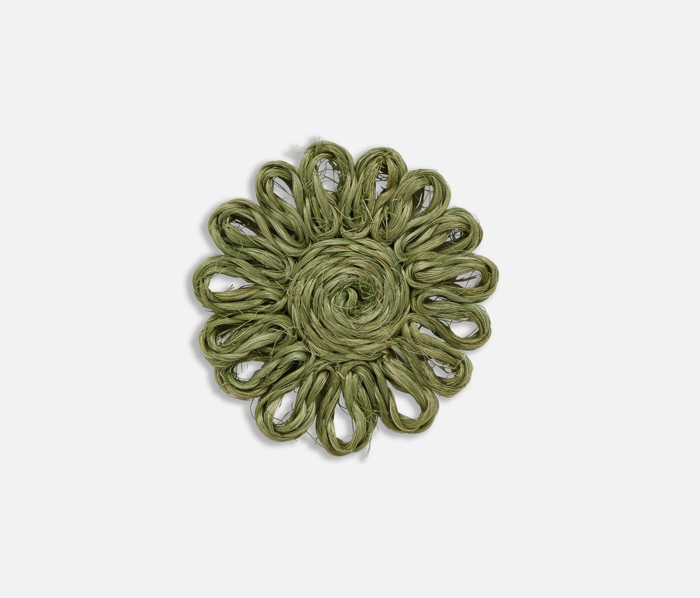 Teigan Olive Floral Coasters Abaca Boxed/Set of 4