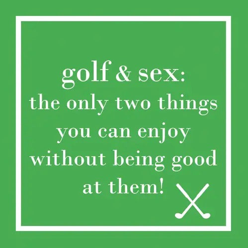 Bev - Golf & Sex Cocktail Napkins
