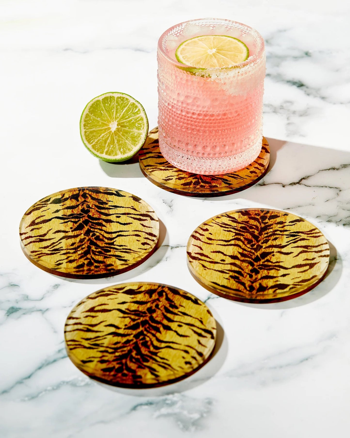 Bengal Print Coaster - Set of 2