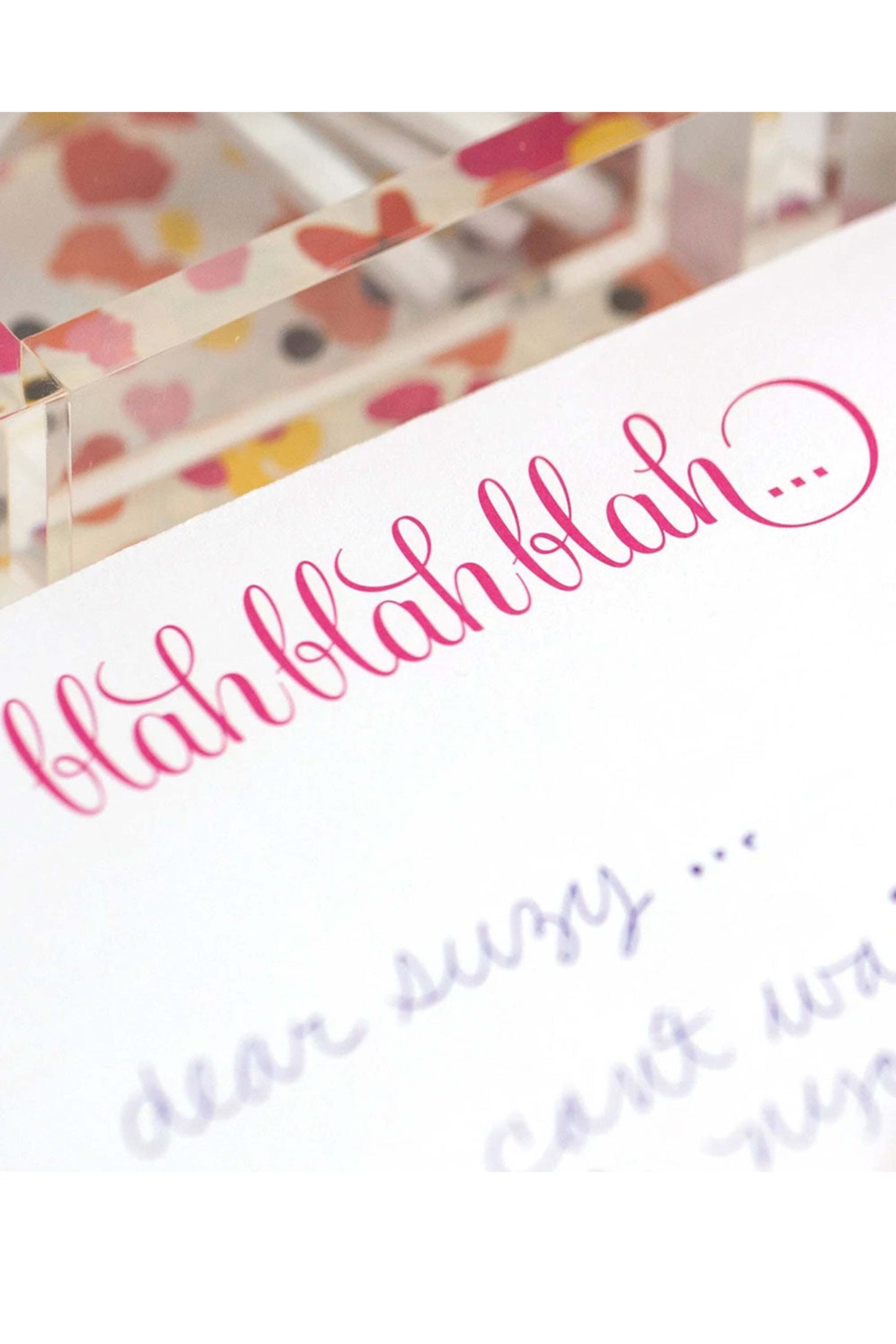 Blah Blah Luxe Notepad