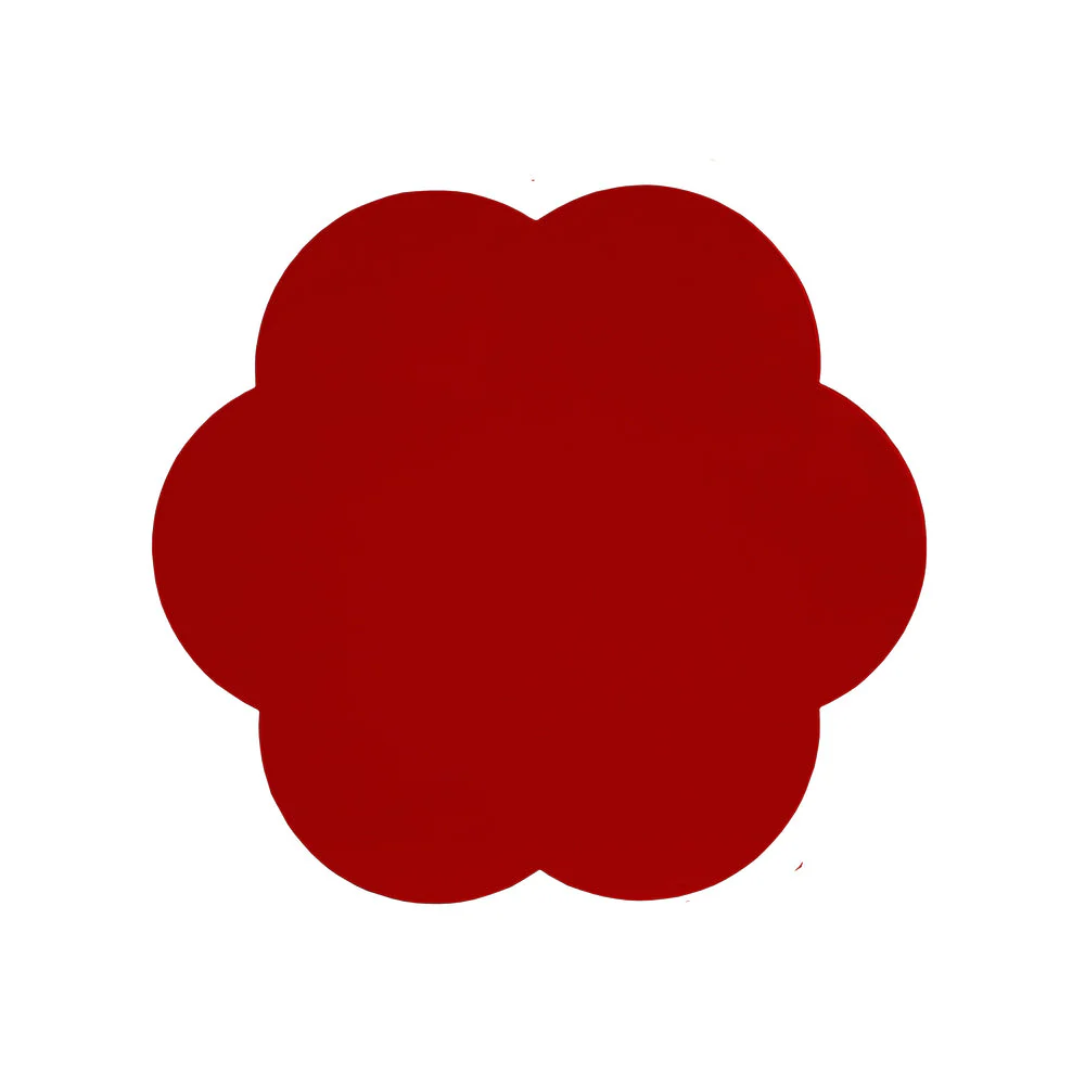 Burgundy Lacquer Placemats, Set of 4