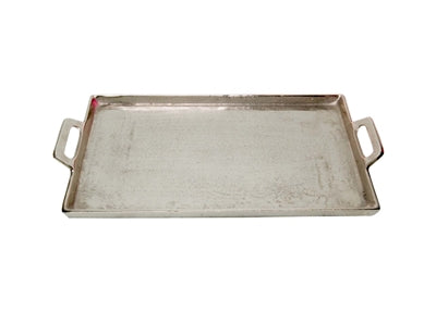 Alum Tray w/Handles 11.5x20 Nickel