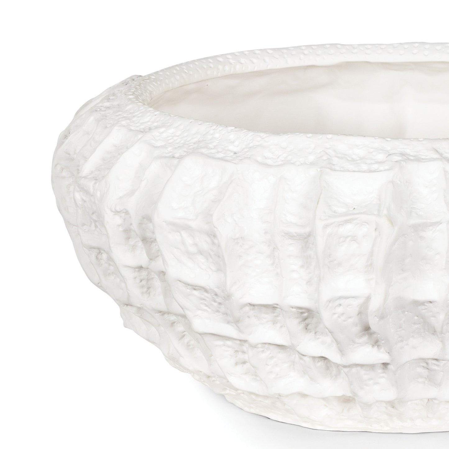 Caspian White Ceramic Bowl