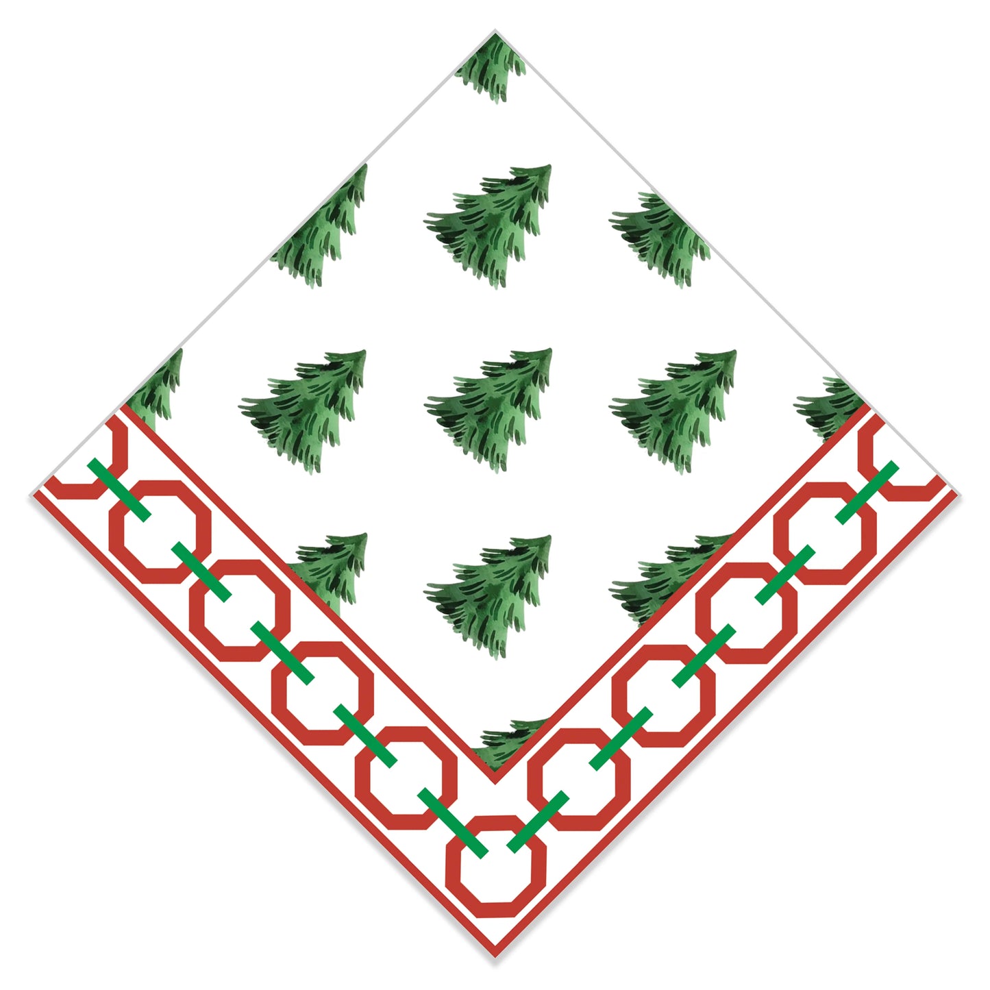 Paper Cocktail Napkins - Christmas Tree Farm