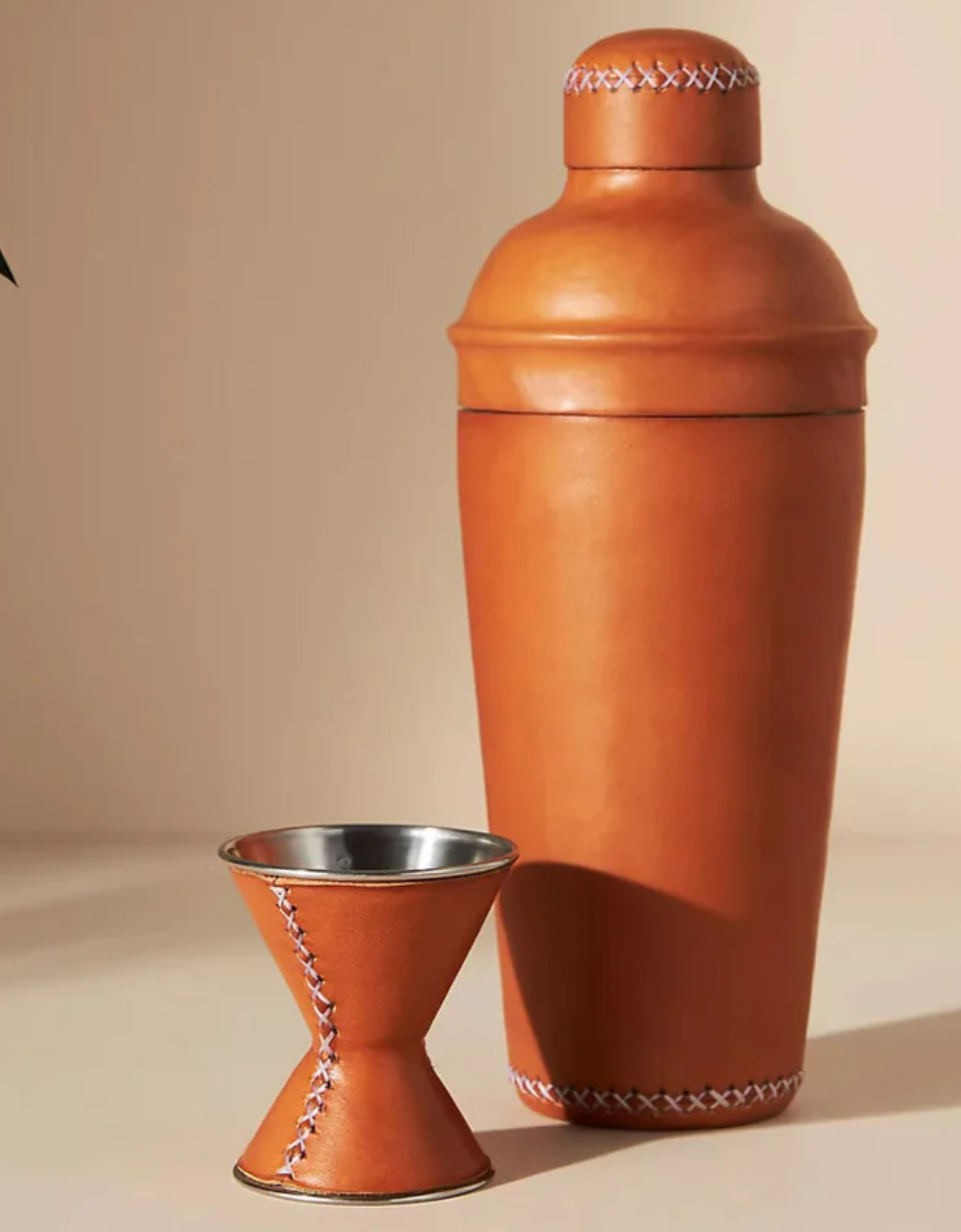 Coctelera Martini Shaker with Jigger - Tan