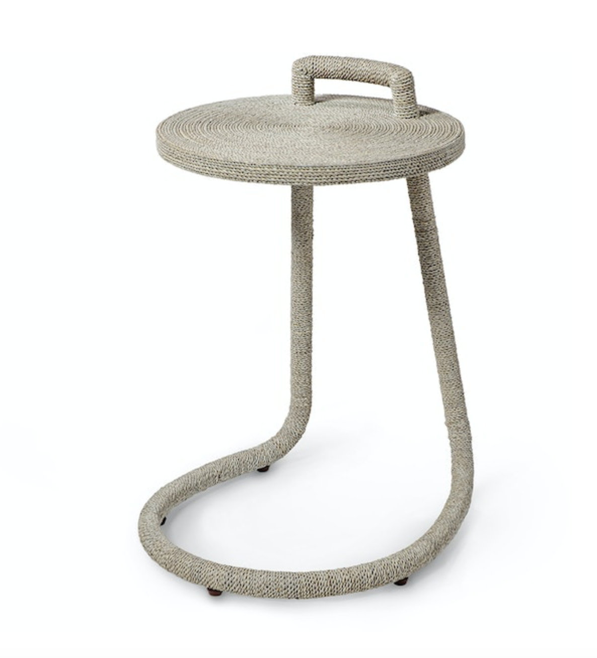 Brenna C-Side Table - White