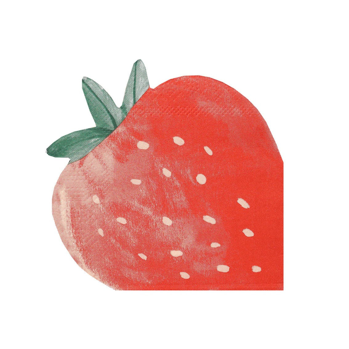 Bon Appetit Strawberry Shaped Paper Napkins