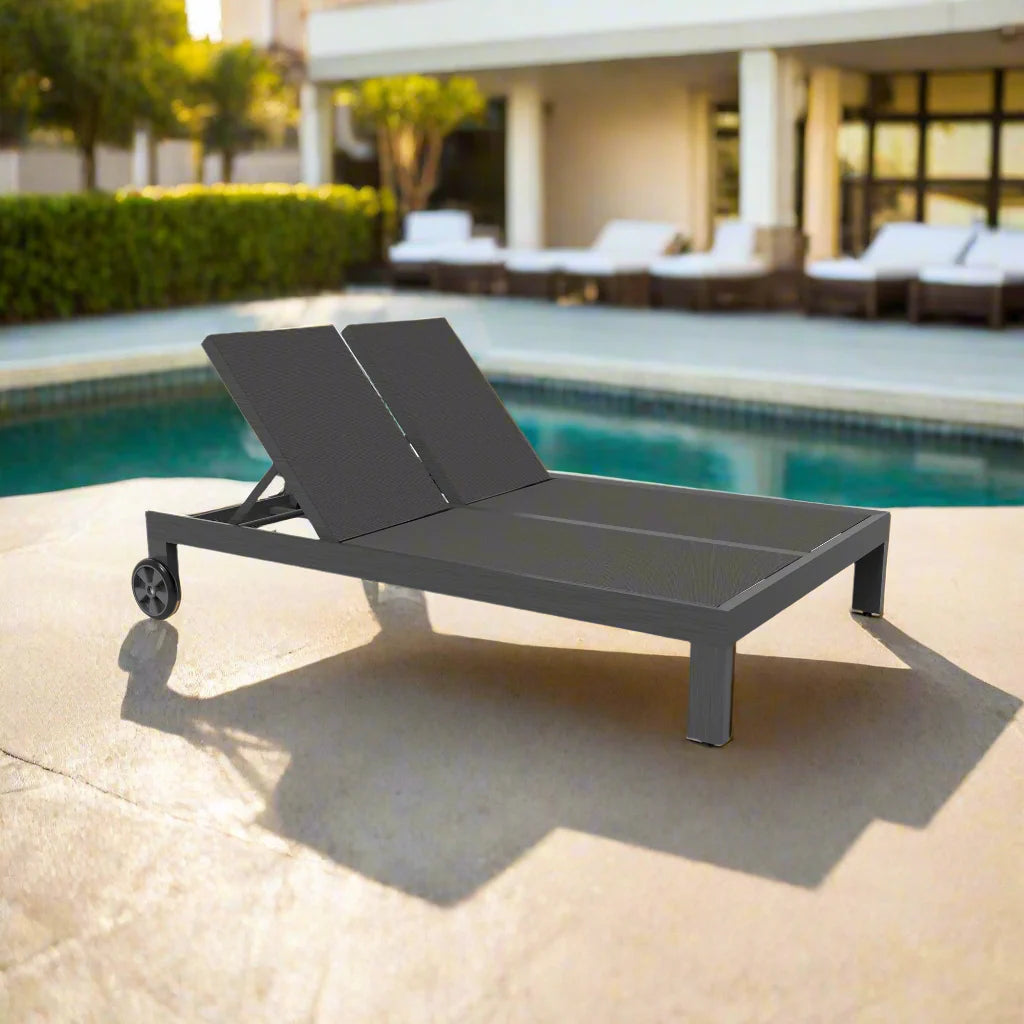 Redondo Adjustable Double Sling Chaise