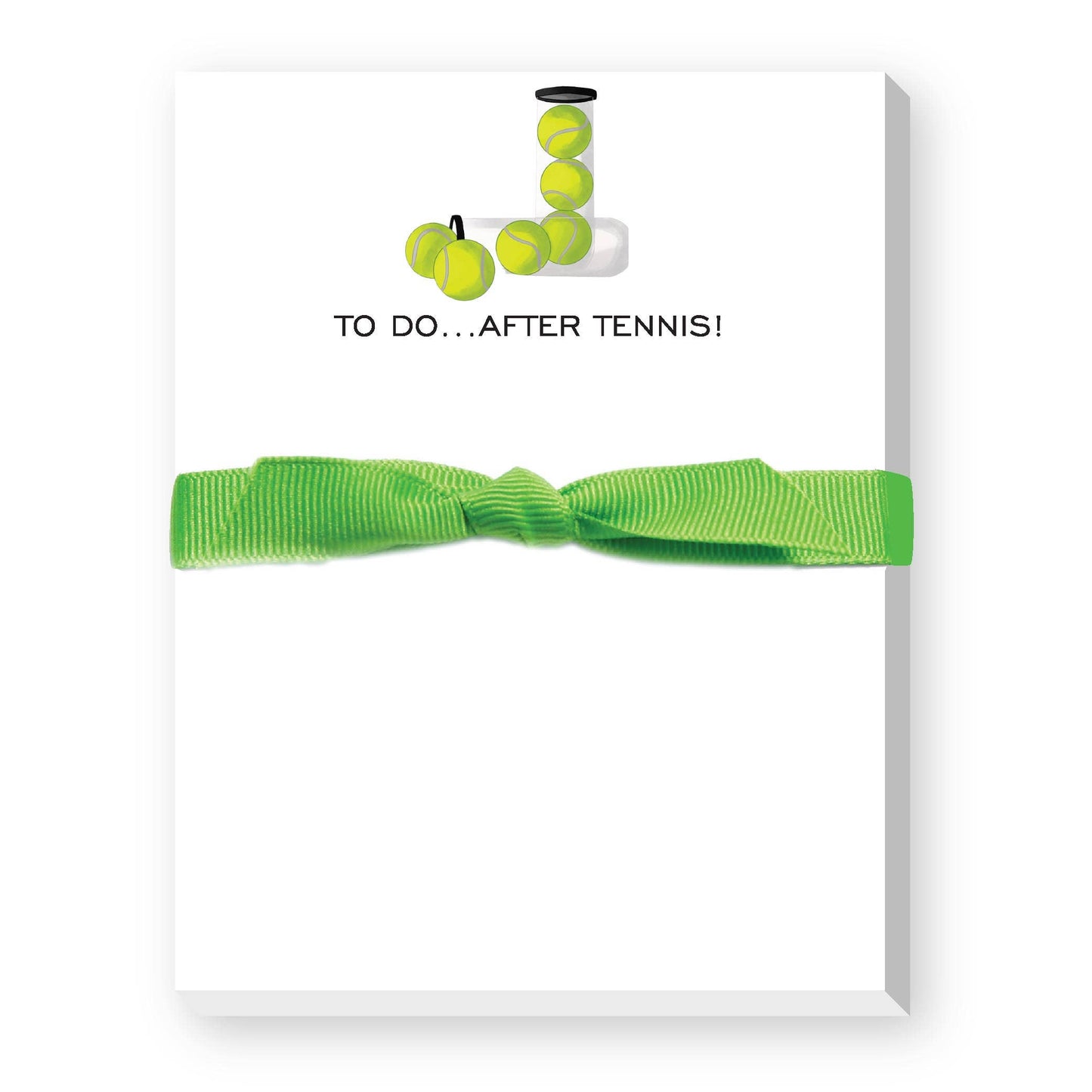 To Do After Tennis Racquets Notepad