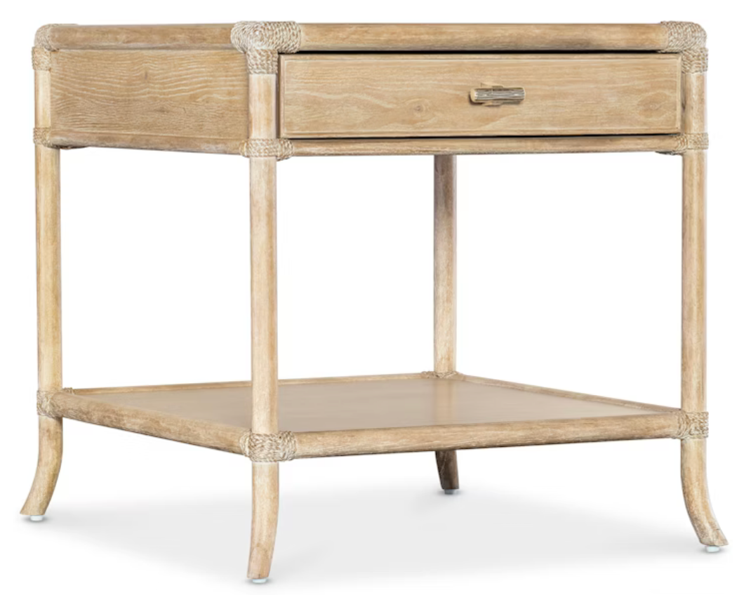 Retreat Pole Rattan End Table