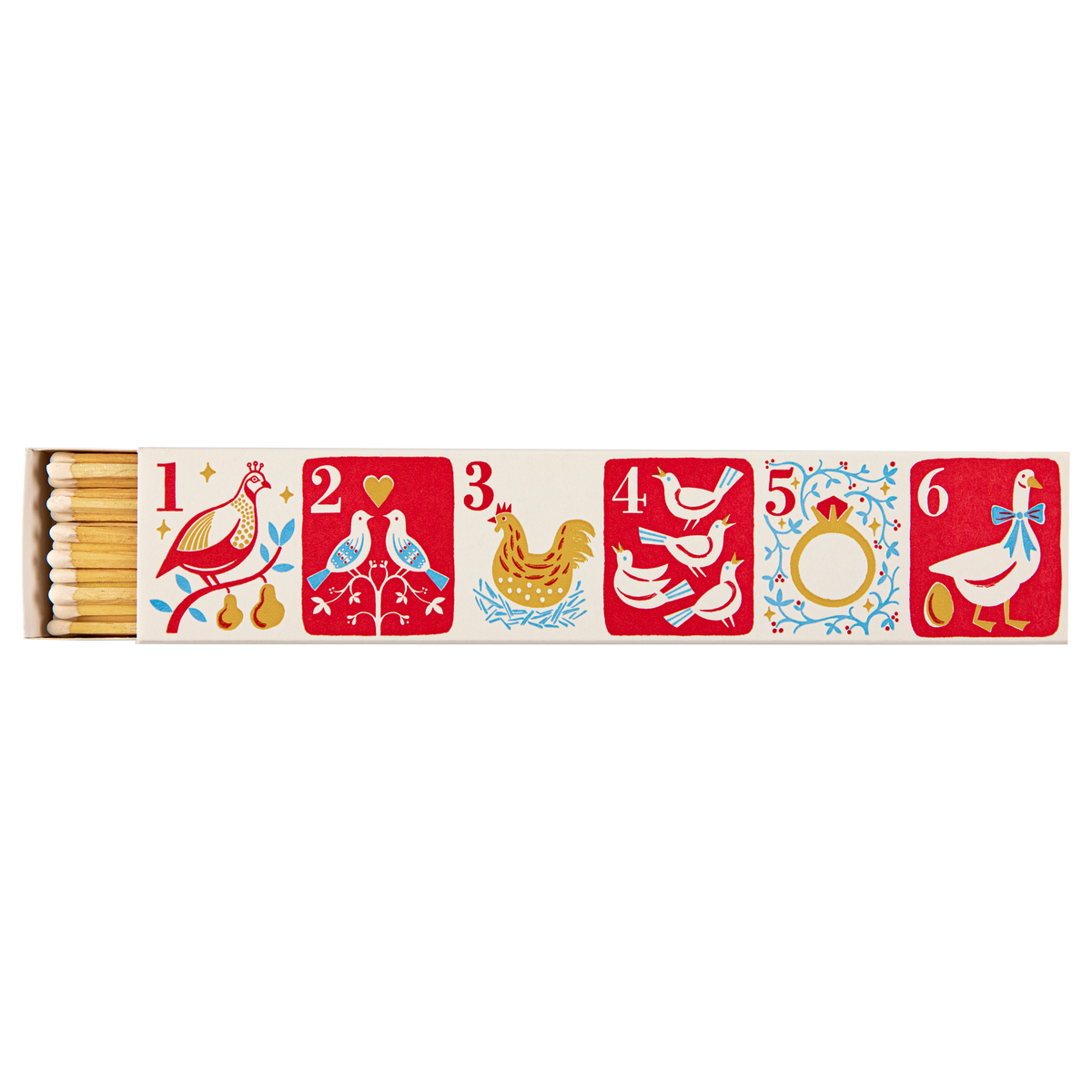 Twelve Days of Christmas | Long - Safety Matches 🎄