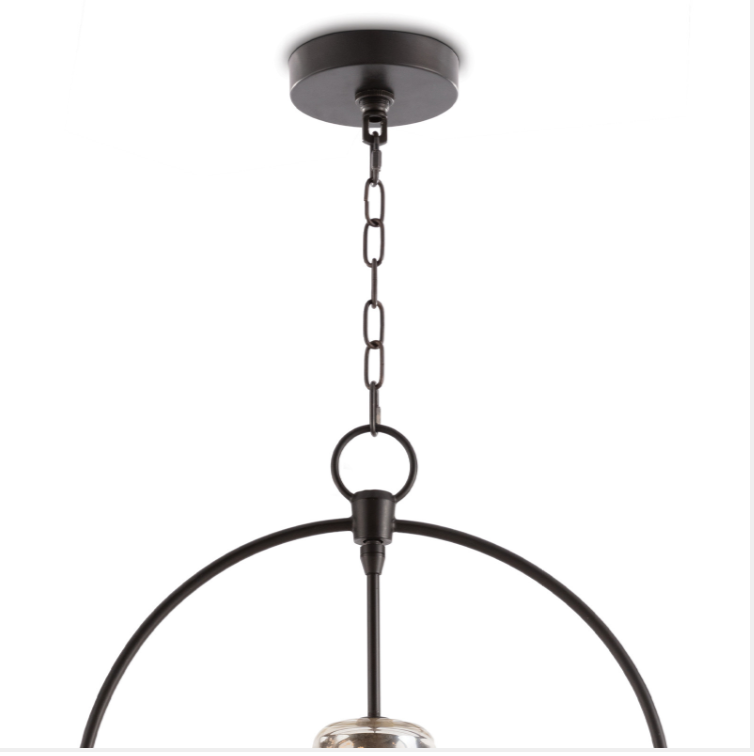 Emerson Bell Jar Pendant Large (Oil Rubbed Bronze)