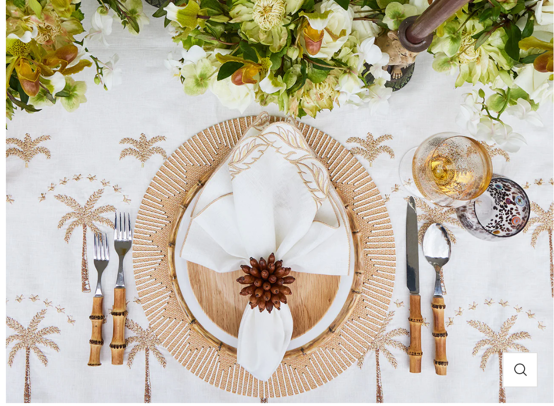 Dream Weaver Placemat in Natural & White