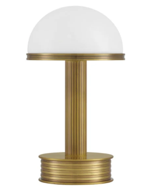 Promenade Brass Cordless Table Lamp