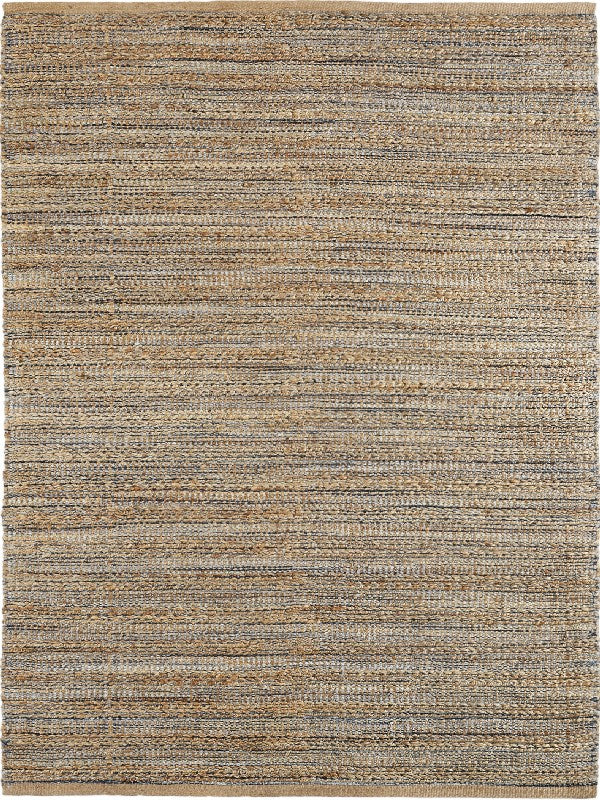 Jute with Chenille Rug, Sonora/Navy 2'6" x 7'9"