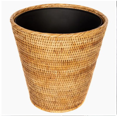 Rattan Round Tapered Waste Basket