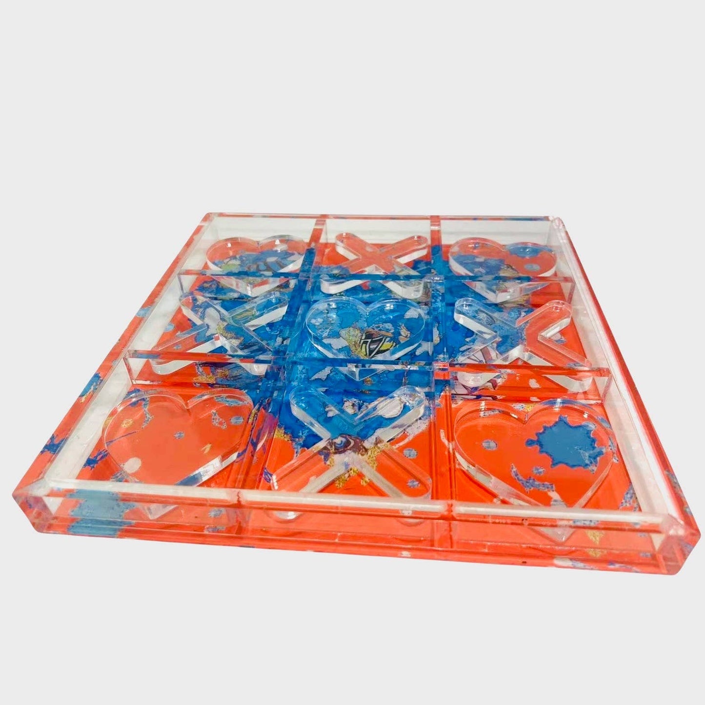 Game, Tic Tac Toe, Orange Love