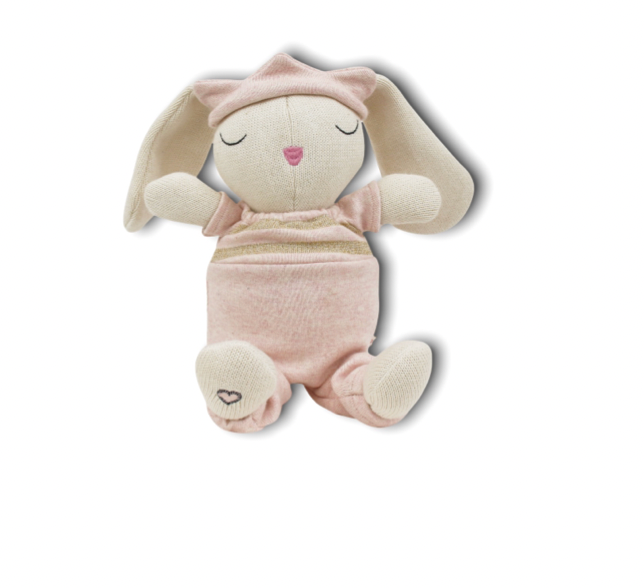 Floppy Ear Pink Bunny Baby Toy