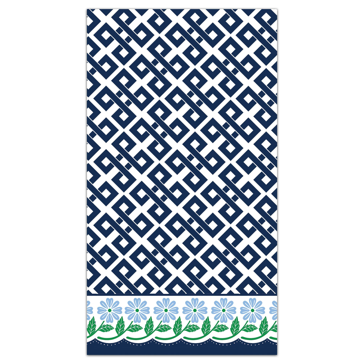 WH Paper Guest Towels Floral Border