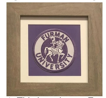 Vintage Furman College Patch