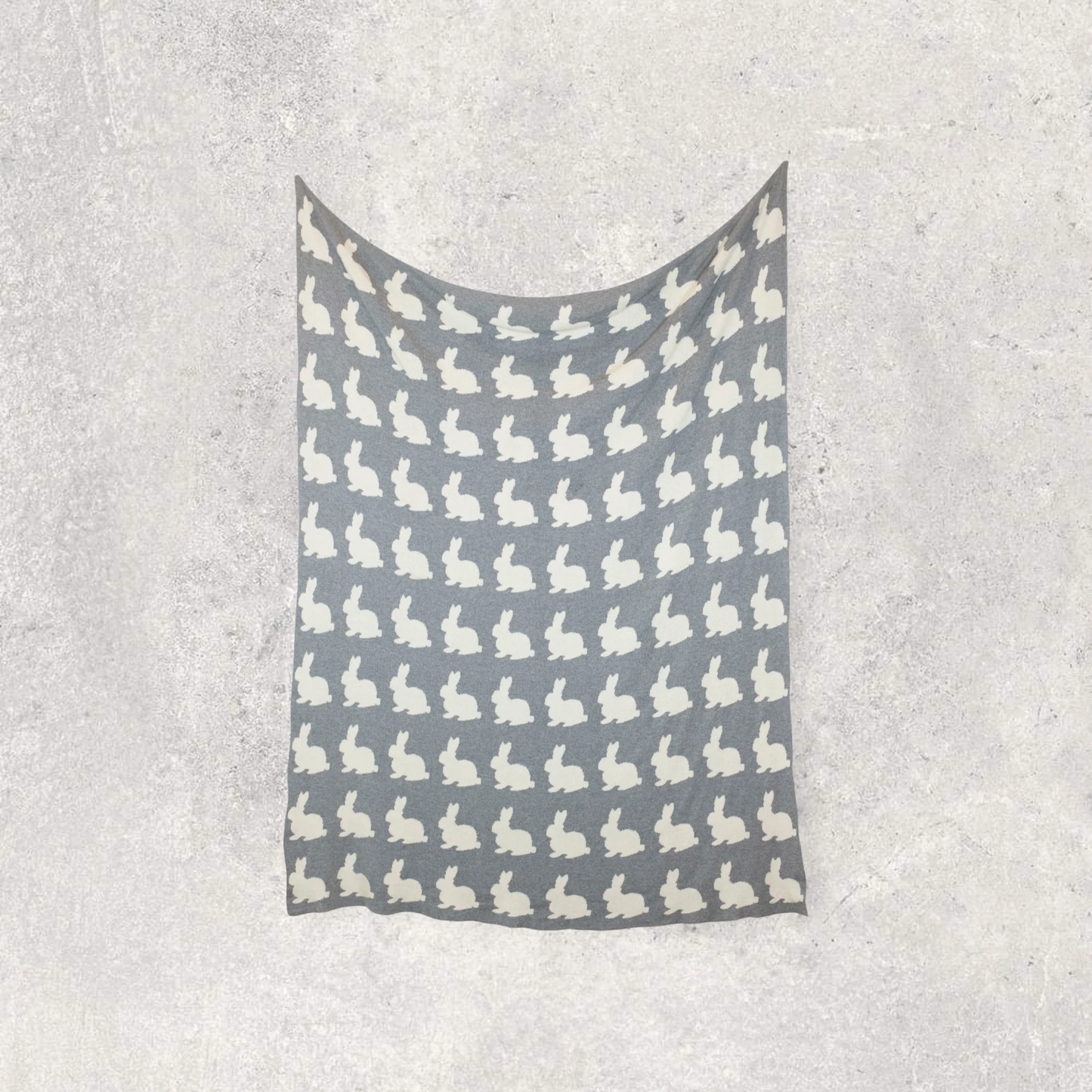 Bunny Blanket Set - Grey/Natural