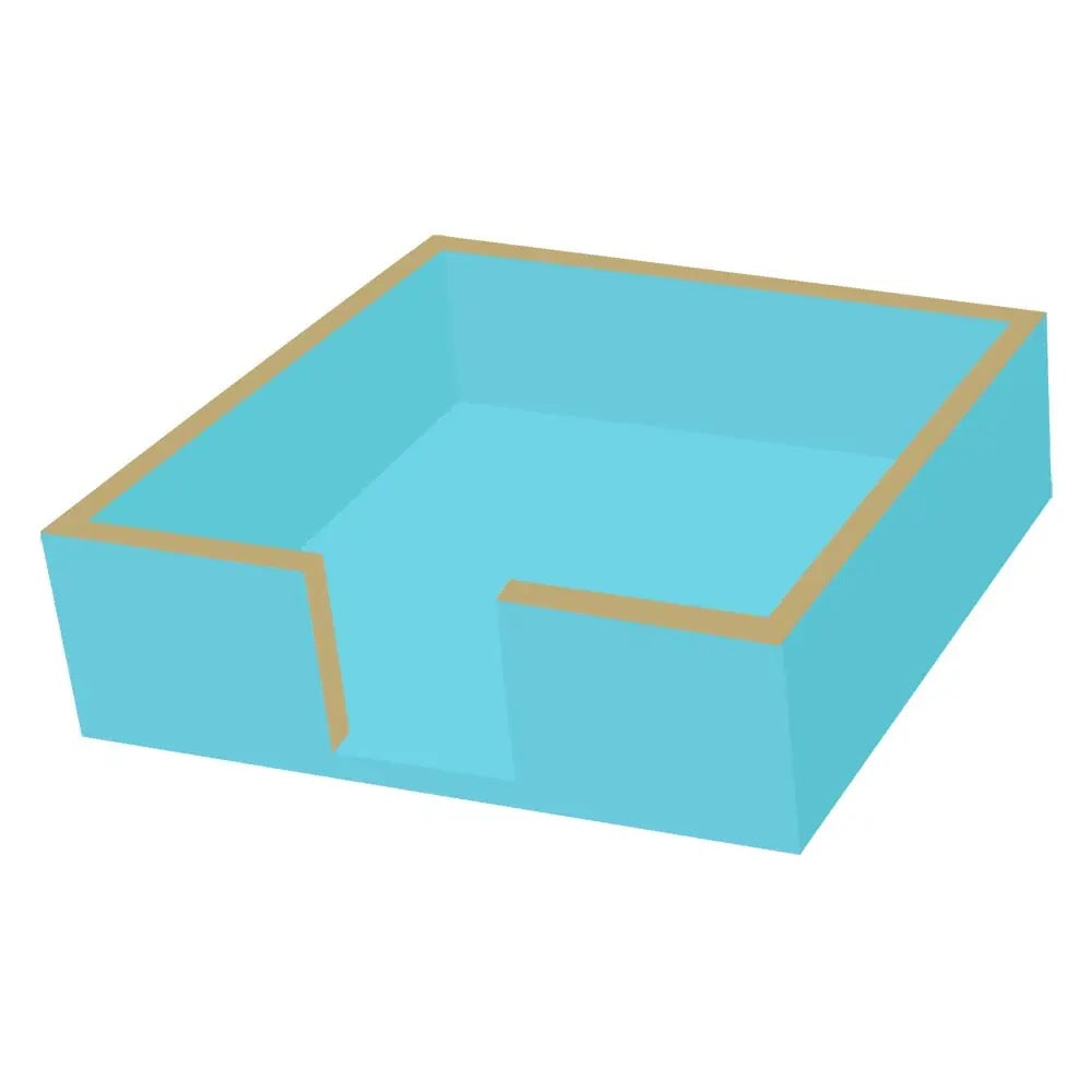 Bev Caddy, Wood - Aqua