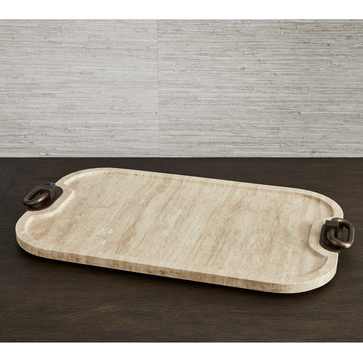 Hippodrome Tray - Travertine