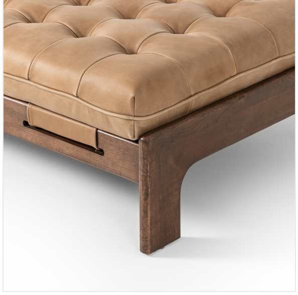 Halston Cocktail Ottoman / PALERMO leather