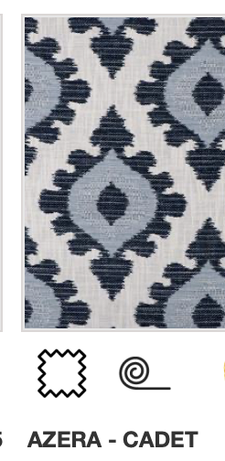 Azera fabric / CADET BLUE
