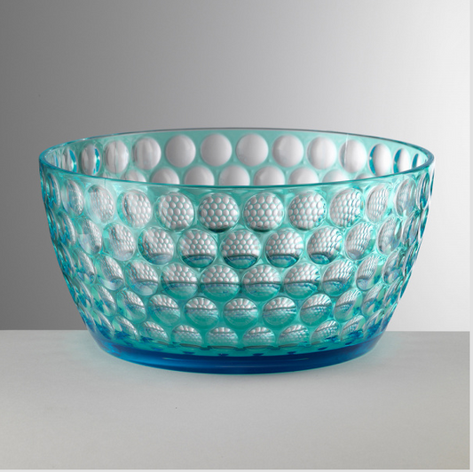 Lente Salad Bowl Turqoise - 6"H x 10"W