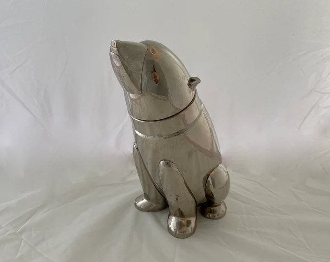 Vintage Polar Bear Cocktail Shaker