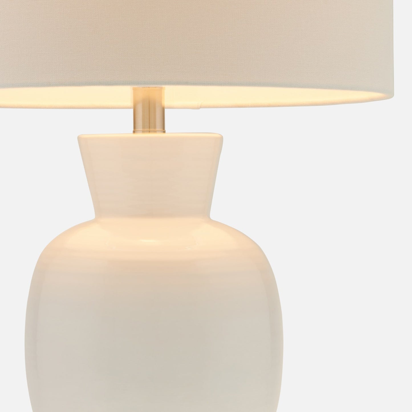White Fausta Table Lamp