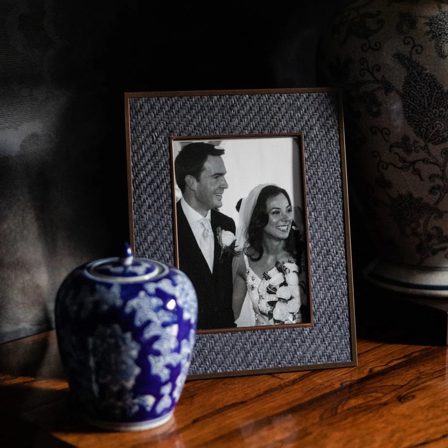 Midnight Rattan Frame, 8 x 10