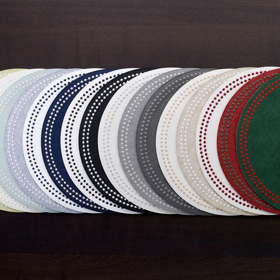 Pearl Easy Care Placemat - Set of 4 - Red/Green