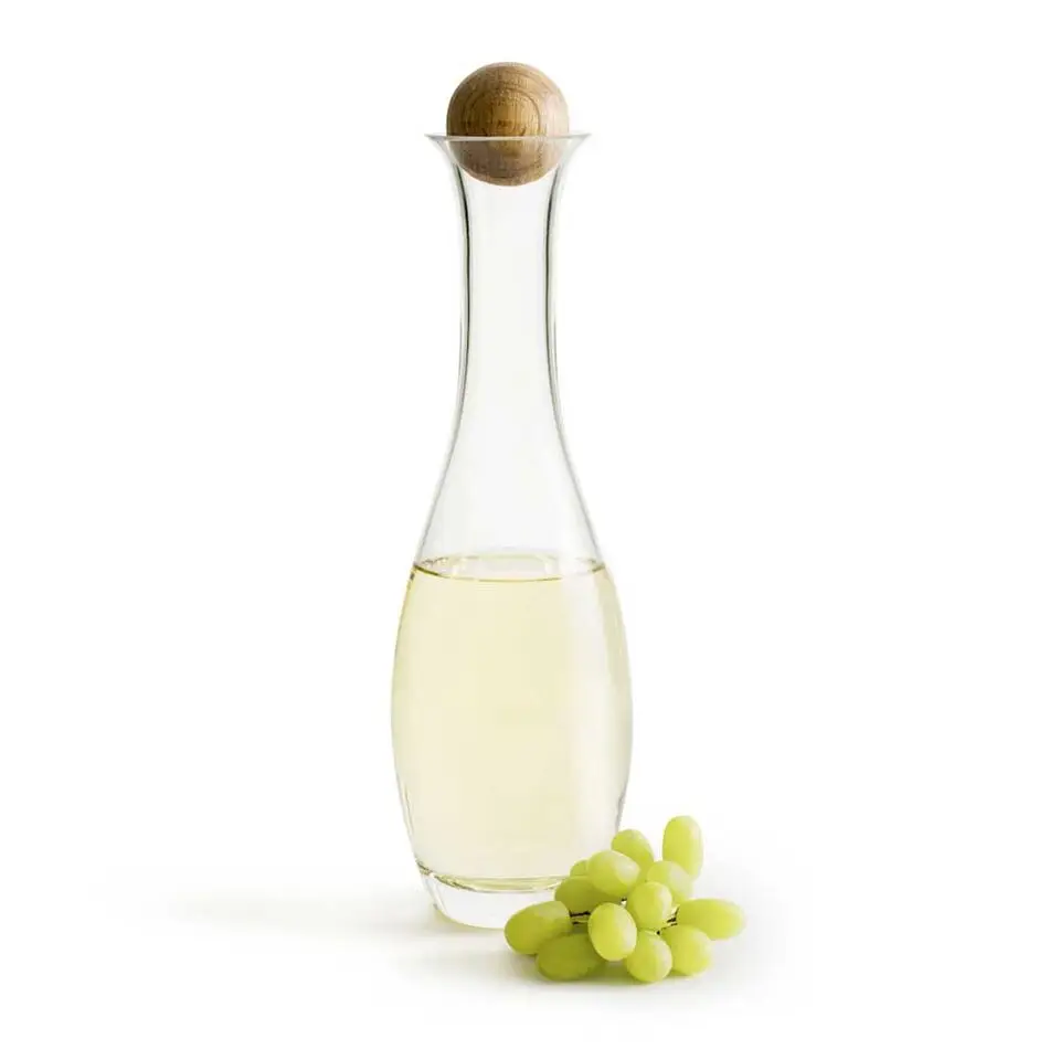 White Wine & Water Carafe with Oak Stopper