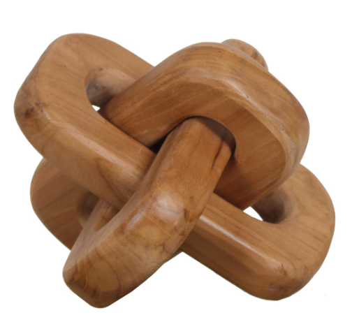 Chain Knot Medium Brown