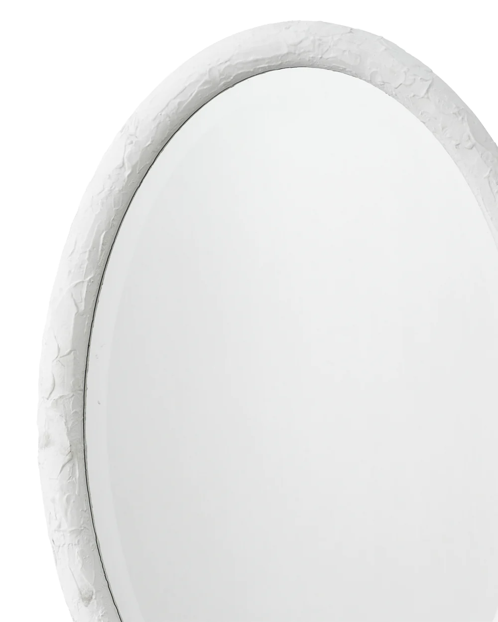 Ovation White Oval Mirror