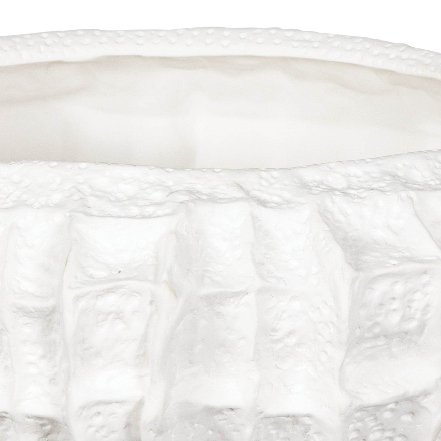 Caspian White Ceramic Bowl
