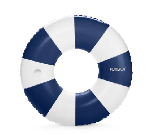 Navy Striped Tube Float