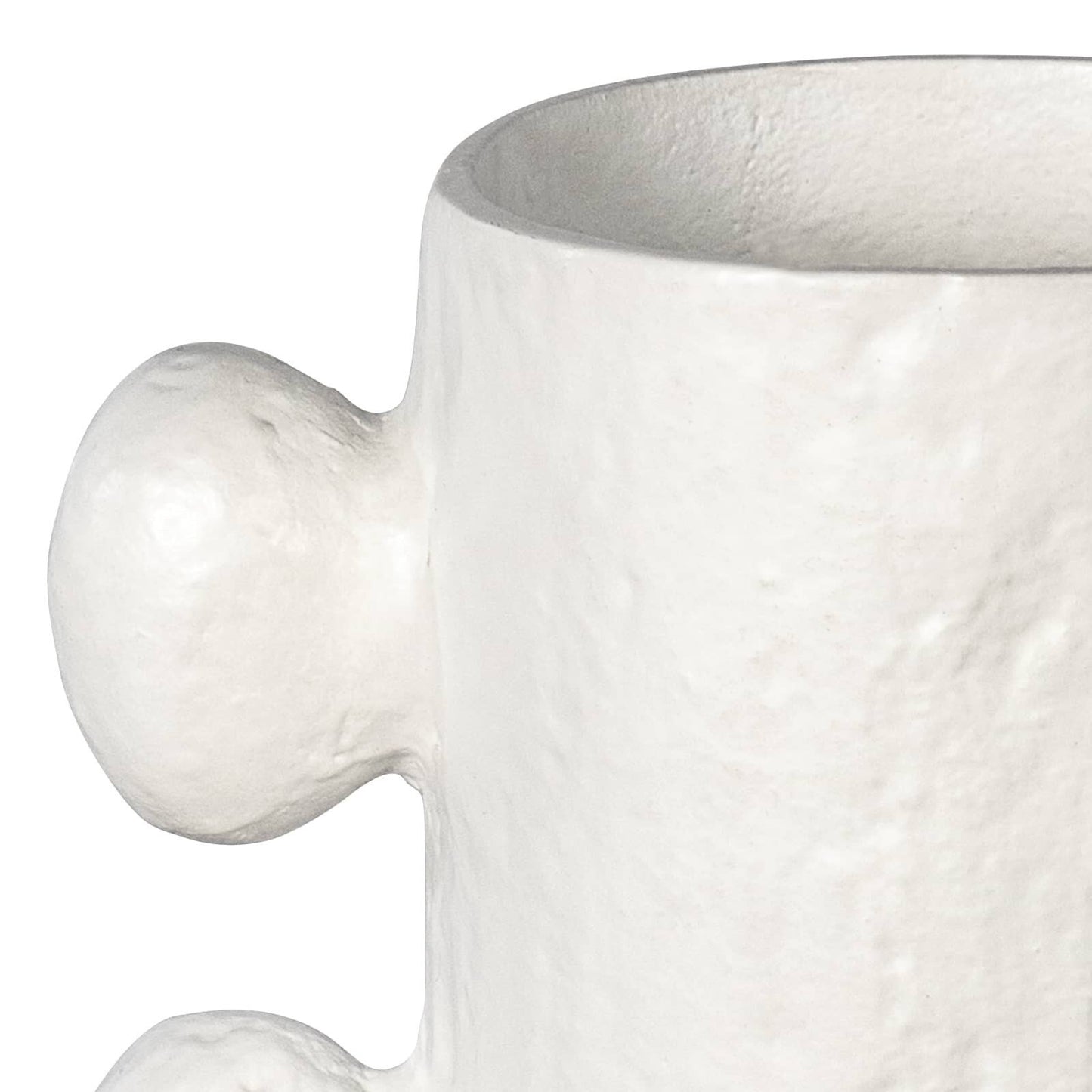 Sanya Metal Vase Large - White