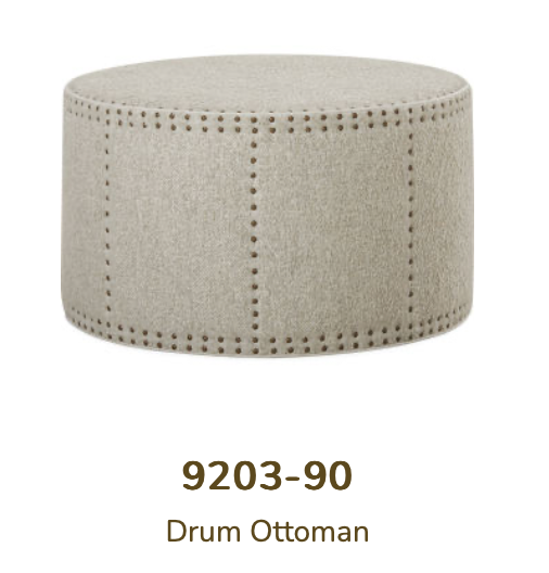 9203-90 COM Drum ottoman