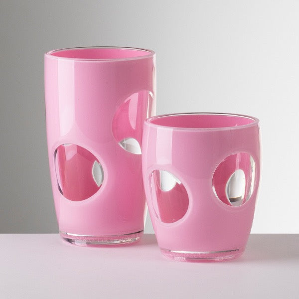 Fisheye Tumbler - Pink, Set of 2